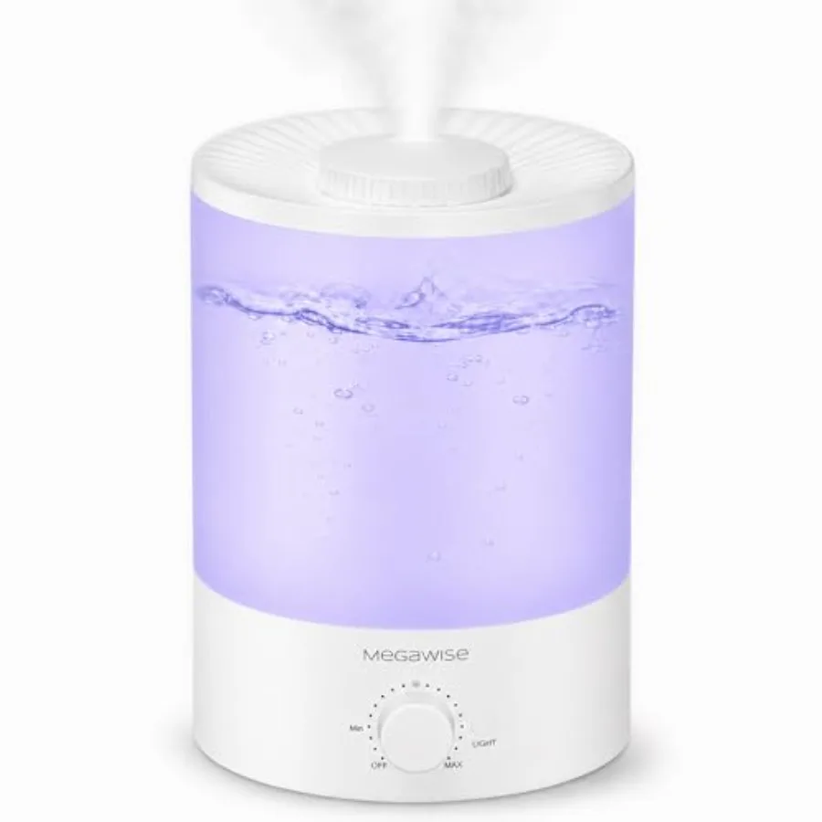 Healthy Top-Refill Cool Mist Humidifiers for Bedroom