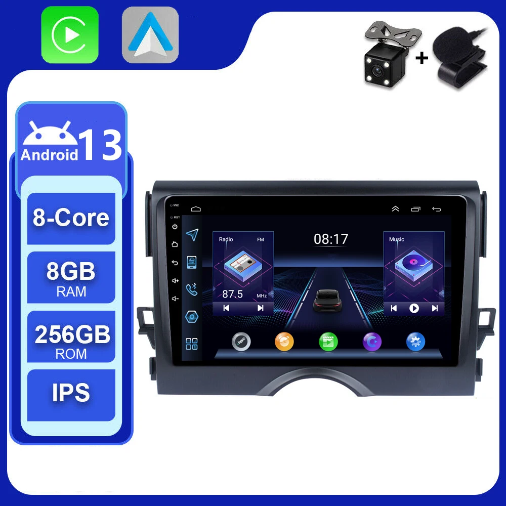 

9 INCH Android 13 For TOYOTA REIZ Mark X 2010 2011 2012 2013-2015 Car Radio Auto Stereo Multimedia Player Head Unit GPS DSP RDS