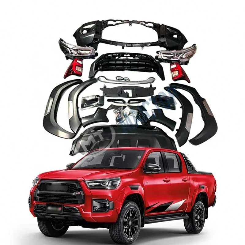 

Maictop Car Accessories s Facelift Gr Sport Bumper Headlight Tail Light Body Kits for Hilux Revo Rocco Upgr 2022