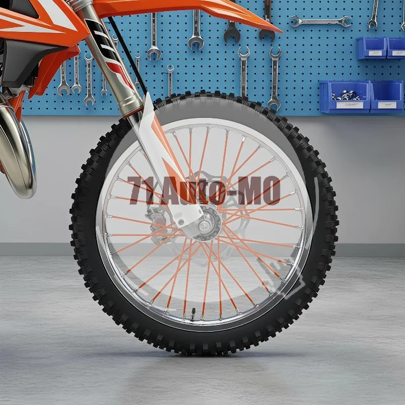 Dirt Bike Rim Spoke Wraps 72PCS Multicolor Universal Durable Motorcycle Wheel Spoke Protectors for Motorbike Modification