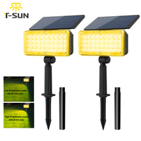 2PCS T-SUN 36 LED Solar LED Light Outdoor IP65 Solar Lamp 3000K/6000K Solar Power Garden Decorative Lights Solar Wall Light