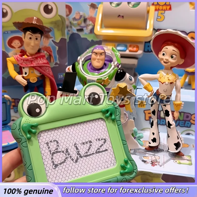 

New Genuine Toy Story 5 Forever Friends Series Woody Blind Box Detachable Hat Anime Figure Home Decor Collection Birthday Gifts