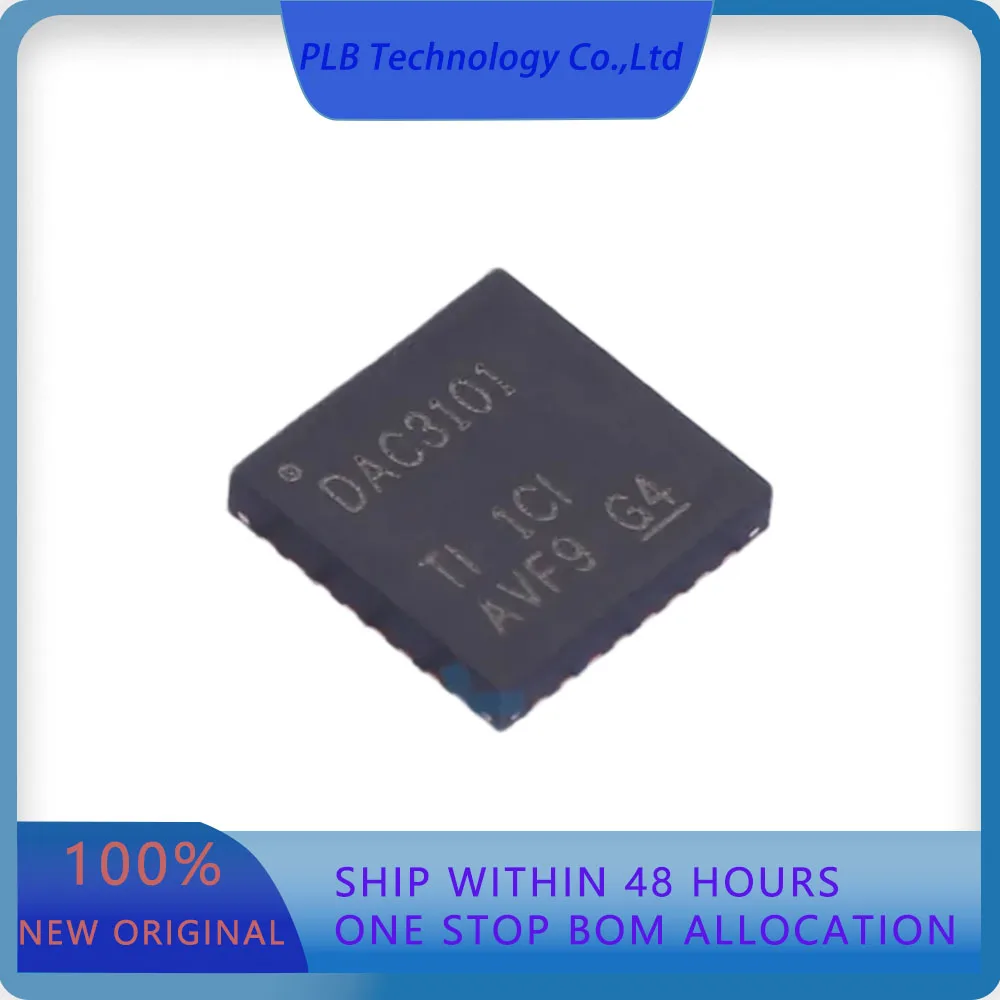 5PCS/LOT TLV320DAC3101IRHBR TLV320DAC3101  2-Channel 1.29Wx2@8Ω Class D VQFN-32-EP(5x5) Audio Amplifiers Original Stock