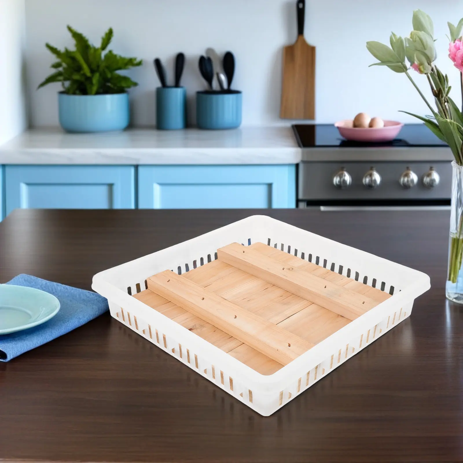 

1Set Cheese Mold: Space Saving Manual Press Tool for Fresh Cheese Tofu Blocks Beginner Friendly with Consistent