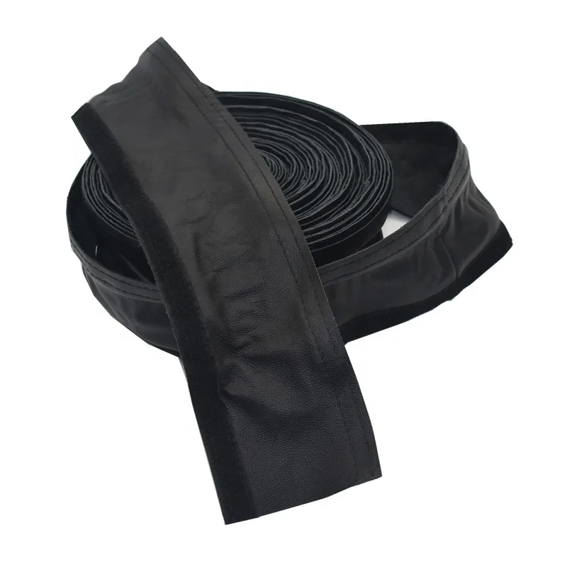 Fireproof Cowhide leather welding and cutting torch cable protective sleeve for TIG and Plasma robot machine