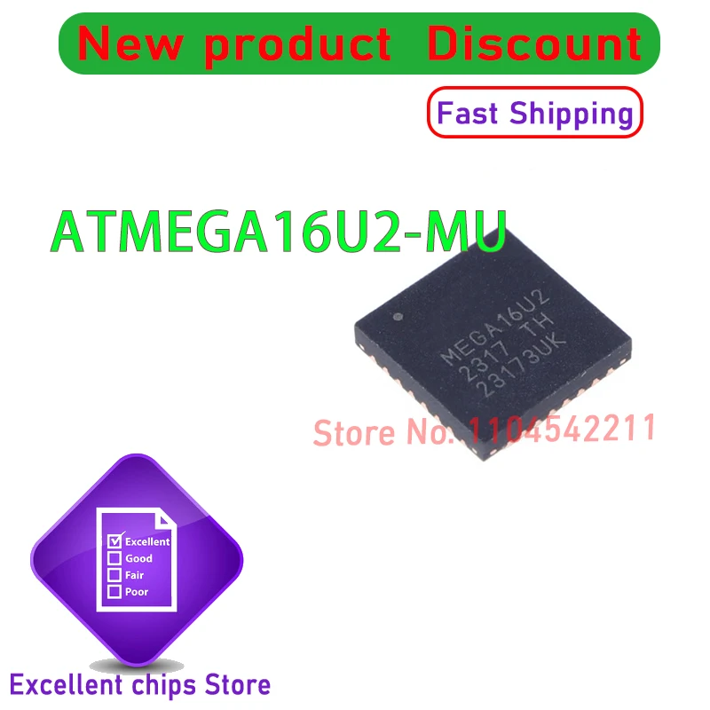 Atmega16U2-Mu 1Pcs~…