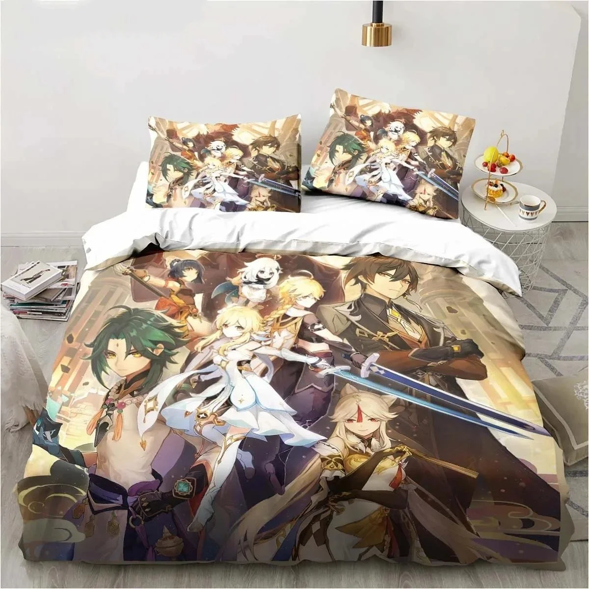 

3D Print Anime Tokyo Ghoul Bedding Set Single Twin Full Queen King Size Hip Hop Anime Bed Set Teenager Bedroom Duvet cover Set