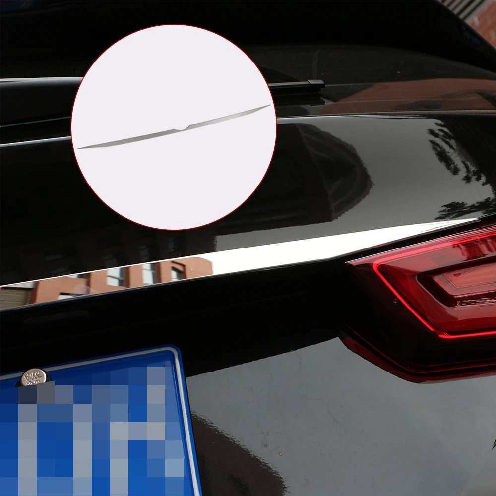 Rear Trunk Lid Cover Trim For BMW X3 G01 2018-2022 Stainless Steel Car Tail Door Tailgate Molding Strip Exterior Accessories