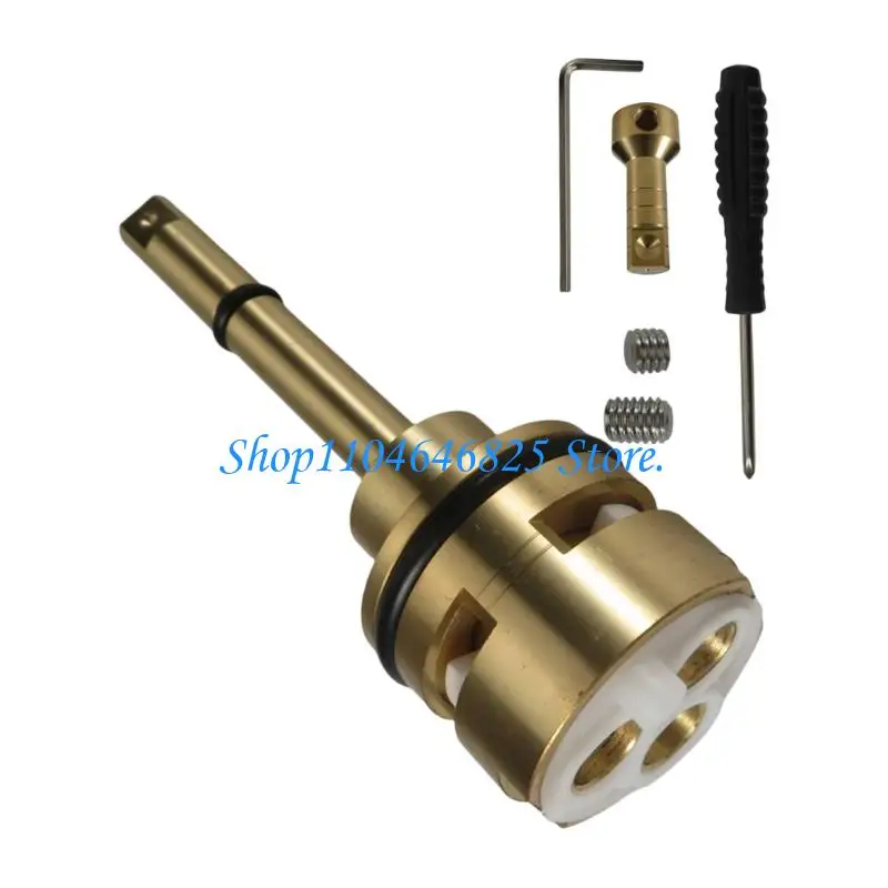 

Leakproof Coppers Shower Diverter Valves Cores Diverter Valves Cartridges Simple Installation Steps Fit RP51919 RP7171