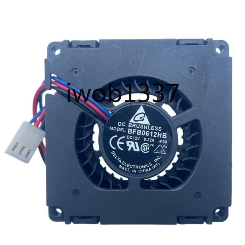 New For BFB0612HB Server Cooling Fan DC 12V 0.32A 60*60*15mm 3-wire