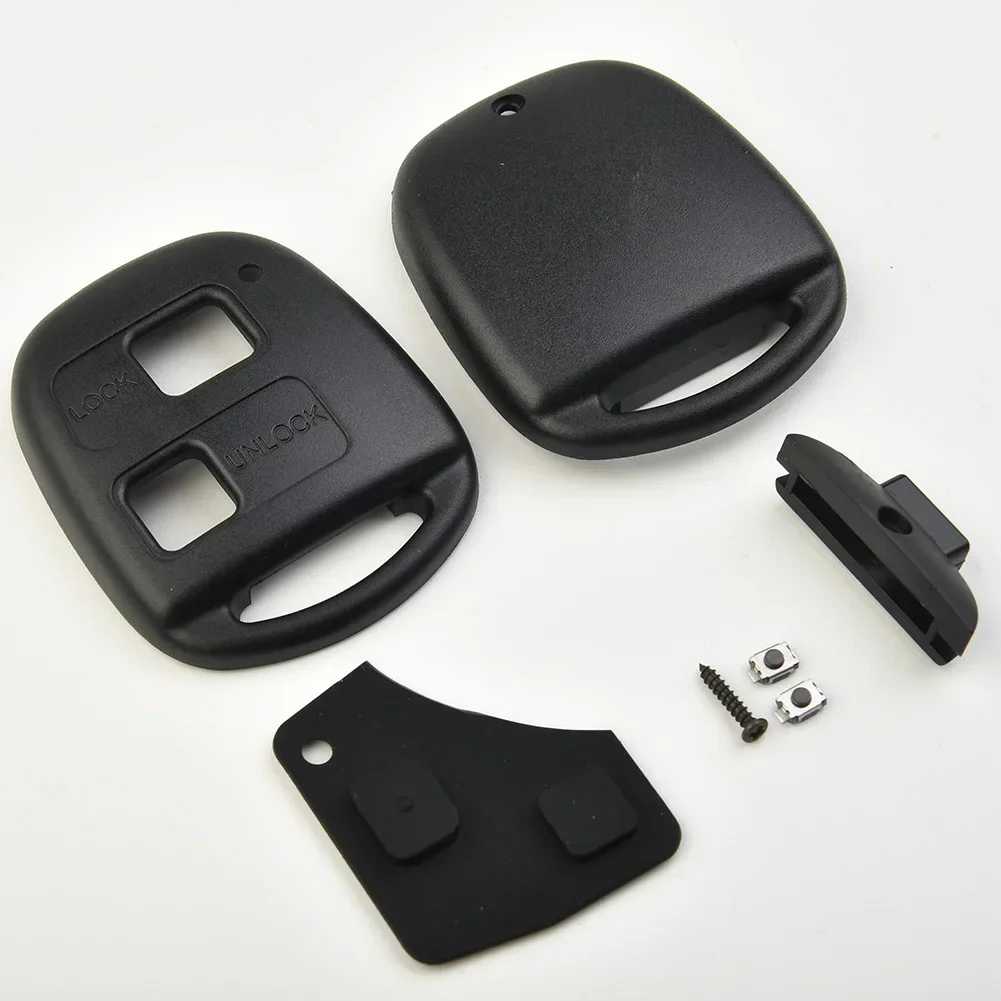 1 pz auto telecomando chiave Shell per Toyota Corolla-auto telecomando pulsante Pad Shell Micro interruttore accessori