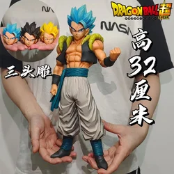 Instock 32cm Dragon Ball Super Broly Gogeta Ssgs Figure Gogeta Ssj Dbz Pvc figurka-Model kolekcjonerski zabawka prezent urodzinowy