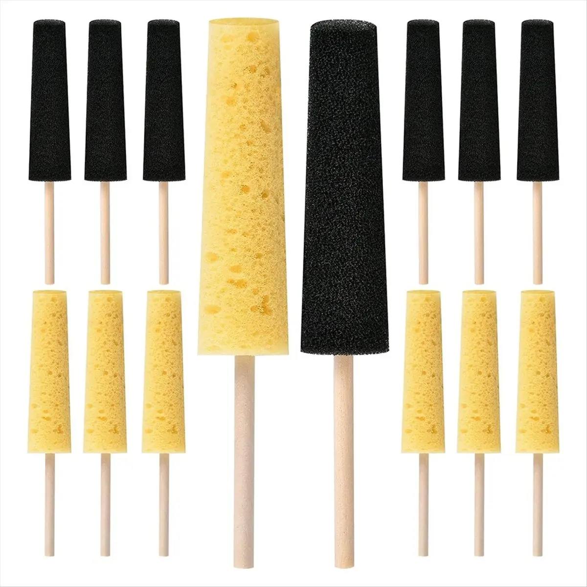 AA14 12 Pcs Pottery Sponge for Clay, Ceramic Throwing Stick Pottery Trimming Tools Texturing and Sculpting for Artist Shaping