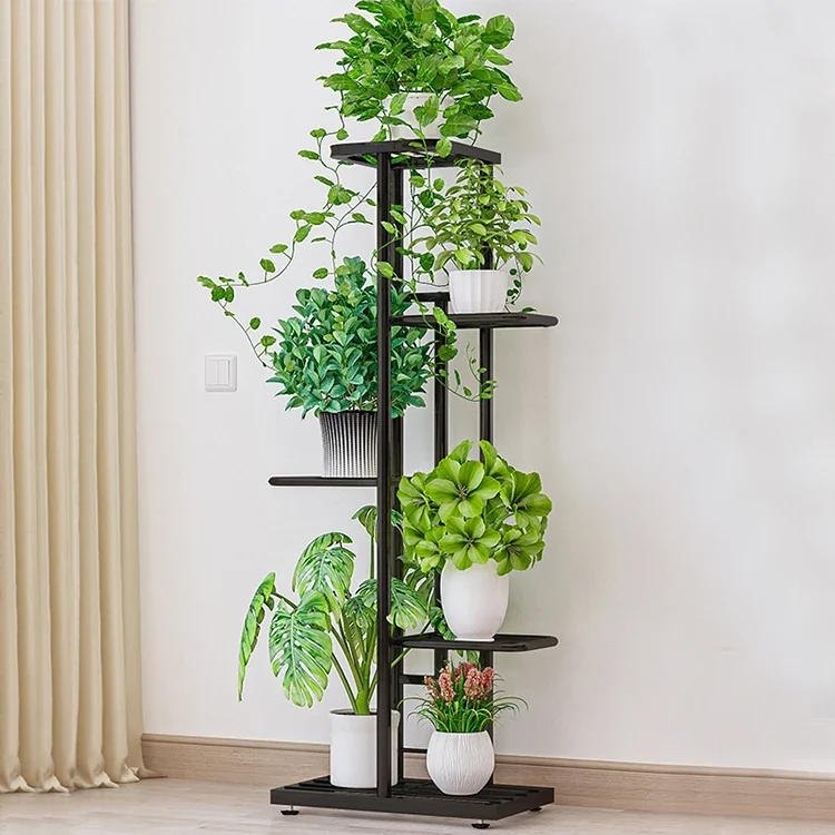 

Flower pot metal floor multi-layer storage rack indoor balcony put plant pot rack