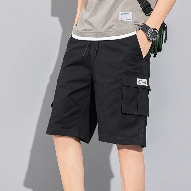 Large Size Tooling Shorts Men's Loose Straight Sports Men's Pants Summer Casual Five-point Pants