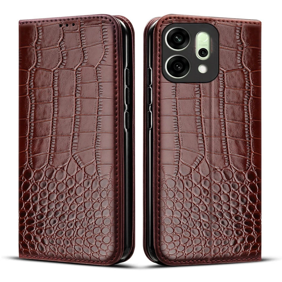 Leather Flip Wallet Case For OPPO Reno14 Pro 6.83