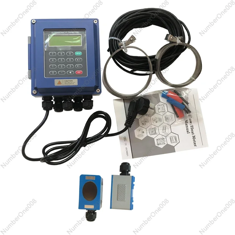 with CT-1 Heat Sensor TUF-2000B Ultrasonic Liquid Flow Meter Flowmeters TS-2 TM-1 TL-1 (DN15-6000mm) RS485 Interface Modbus