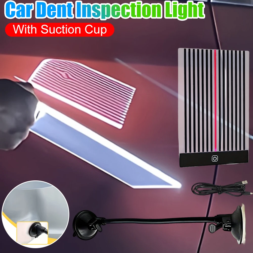 

Car Body Dent Detector LED Lamp Line Board Light Paintless Dent Repair Tool Auto Dent Removal Checker Light Car Repair Accessory