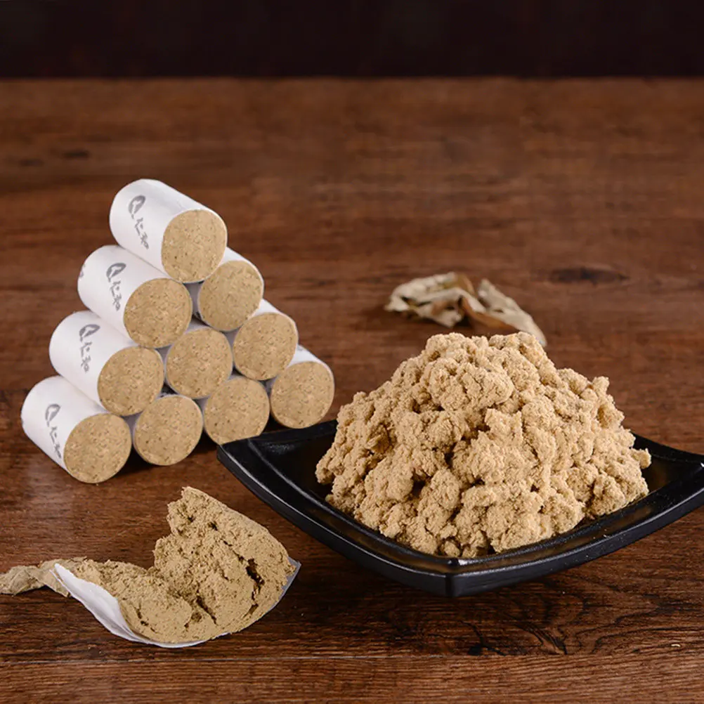 

54Pcs Pure Moxa Rolls Mild Burn Moxibustion Sticks Handmade Heat Therapy for Home Chinese Wild Wormwood Treatment