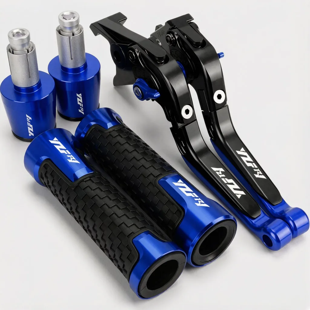 

For YAMAHA YZFR1 YZF R1 2004 2005 2006 2007 2008 2009 2010 2011 2012 2013 2014 Brake Clutch Lever Handlebar Grips ends YZF-R1