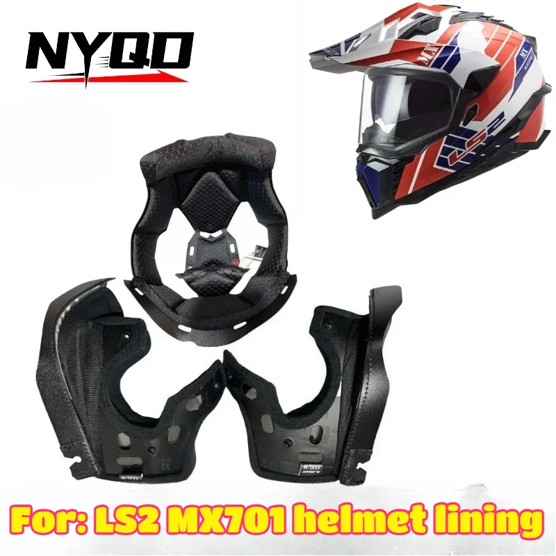 

Replacement Inner Liner for LS2 MX701 Helmet Original‑Fit Helmet Accessory Exact Size Matching