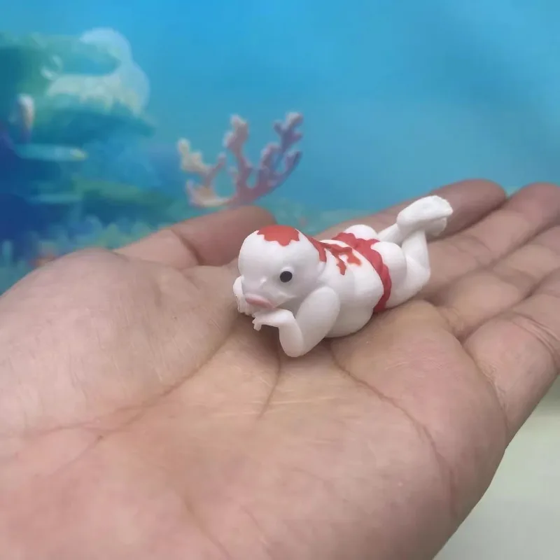 YELL Gashapon Capsule Speelgoed Karper Mensen Kung Fu Lelijke Vis Actiefiguren Model Speelgoed Collectible Tafelornamenten Kinderen Geschenken