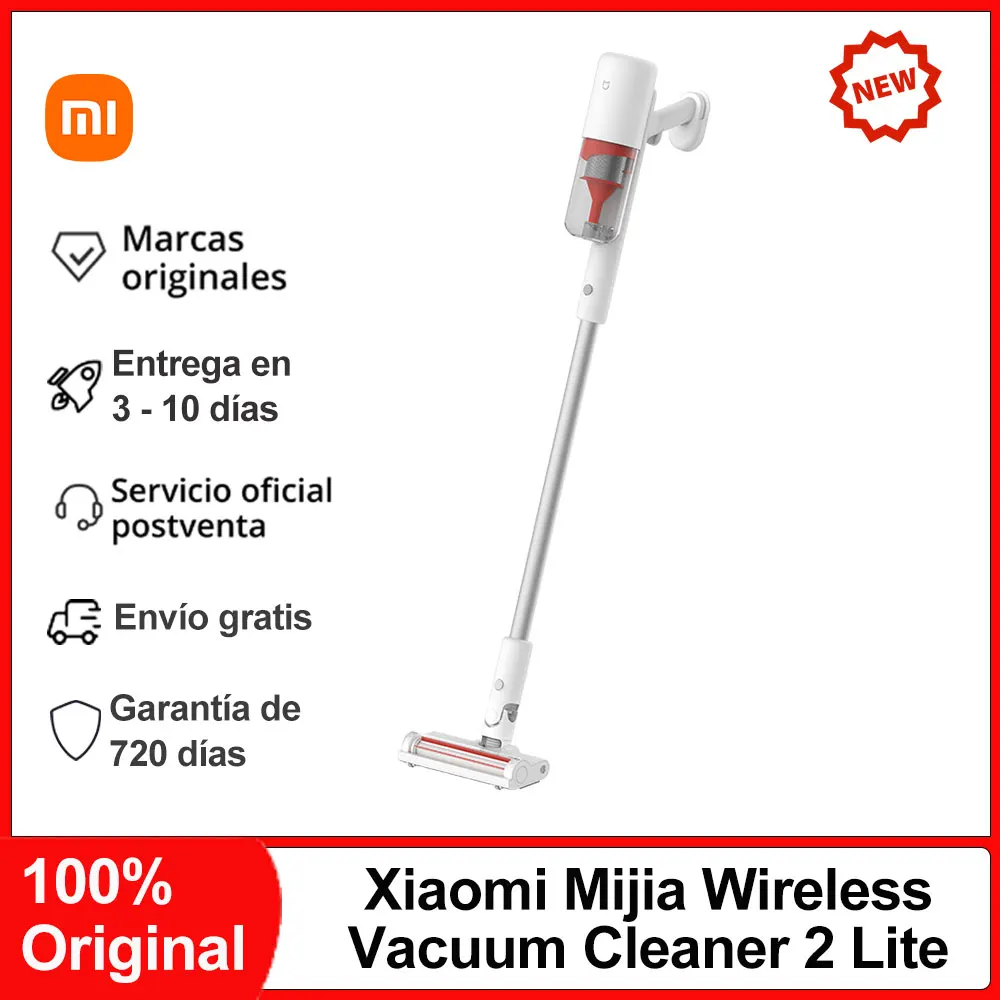 Xiaomi mijia kabelloser staubsauger 2 lite, 5-fach hoch effiziente filtration, 16kpa zyklons auger, hands taub sauger leicht