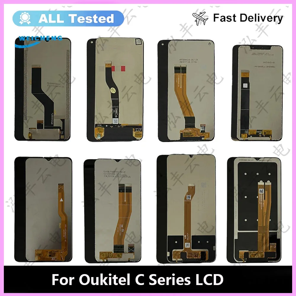 Oukitel C21 C23 C21Pro C22 C25 C32Pro C33 C35 C36 LCD 디스플레이 화면, 센서 포함, Oukitel C17 C18 C19 Pro LCD, 정품 테스트 완료