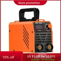 wholesale 220V Inverter Arc Electric Welding Machine 20-250A IP21 IGBT MMA ARC Welder Digital Display Full Copper ZX7-250 6mm