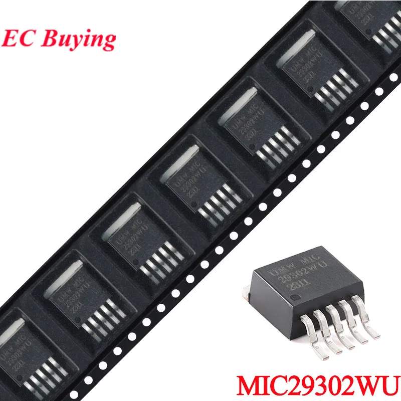 10Pcs/1pc MIC29302WU MIC29302 29302WU TO-263-5 3A Fast Response LDO Regulator Chip IC