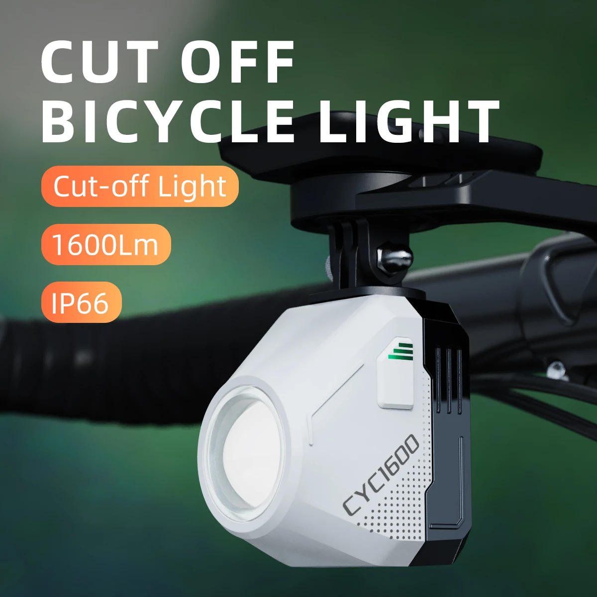 CYCLAMI Bike Light 1600LM Super Bright IP66 Waterproof Cycling Headlight Wireless Remote Control MTB Road Bicycle Front Lights