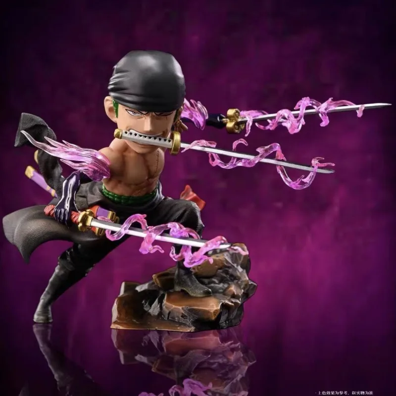 

One Piece G5 Asura Zoro Three - Sword Style Battle Form Anime Model Ornament - 8cm, PVC, Color - Boxed
