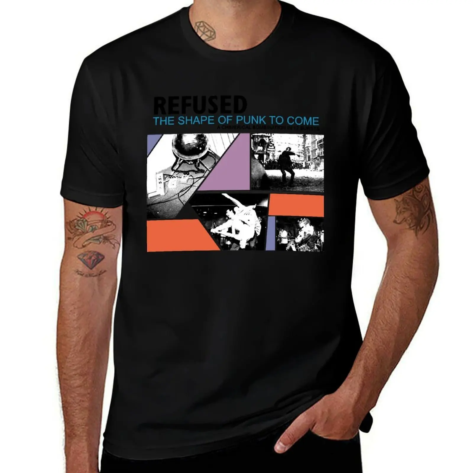 Refused 12 Bursts T-Shirt Lightweight Gym Training T-Shirt