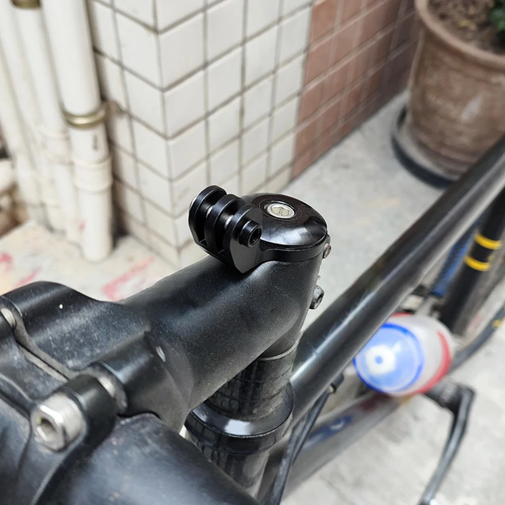 Sleek and Functional Bike Headset Mount Adaptor Designed Specifically to Fit Your For Sport Action Cameras Like Hero1