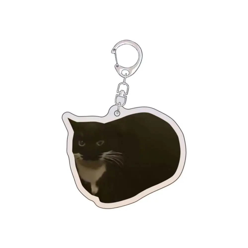 Banana Cat Happy Banana Cat Keychain Pendant Keyrings Banana Cat Mobile Phone Chain Backpack Charm PVC Banana Cat Pendant