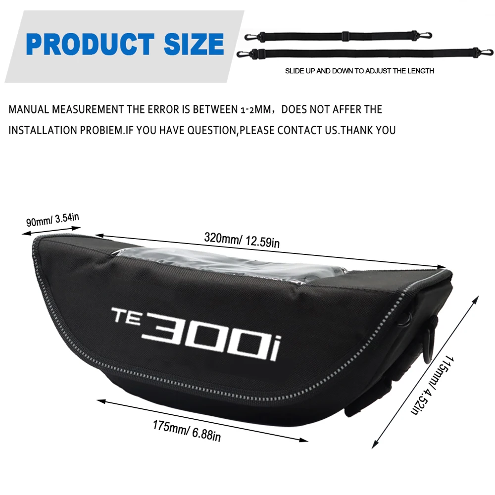 For Husqvarna TE250i TE300i 2018- 2024 TE 250i 300i Motorcycle Handlebar bag waterproof handlebar travel navigation bag