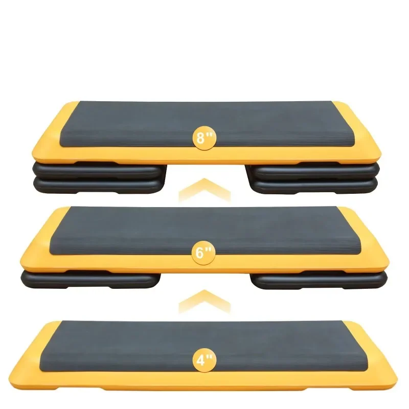 2026 Adjustable Aerobic Stepper Workout Step - With Removable Risers Fitness Exercise Platform for Training