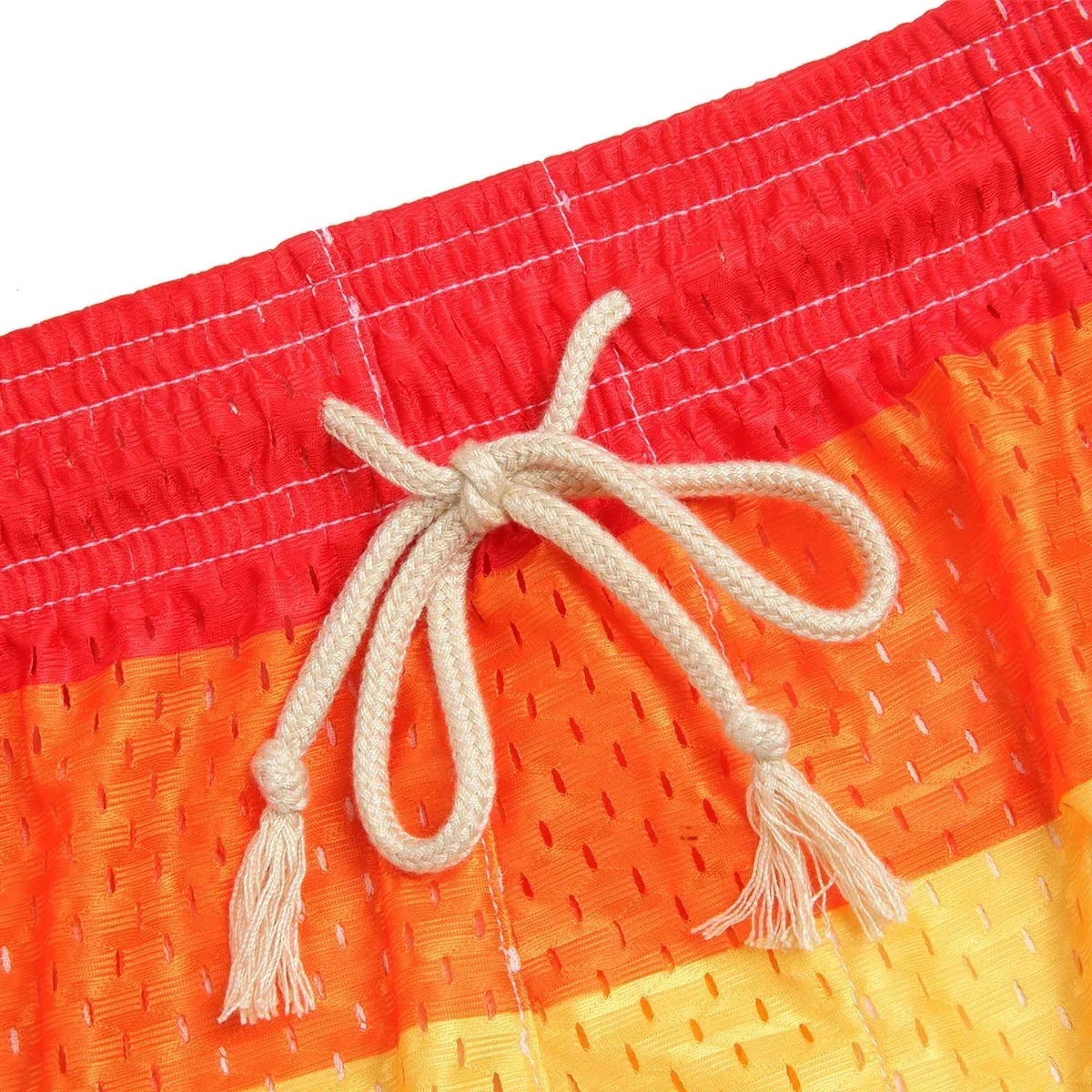 Mode gestreifte MĂ€nner Strand kurze Hosen Regenbogen gestreifte Regenbogen Bade bekleidung Badehose Boards horts Mann Surf kurze Hose Bade bekleidung