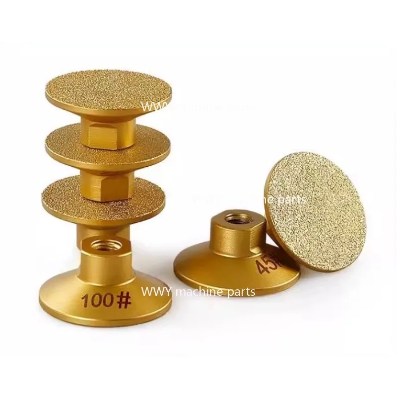 

M10 Diamond Brazed Flat Grinding Head Marble Stone Countertop Trimming Rough Polishing Disc Angle Grinder Abrasive Pad