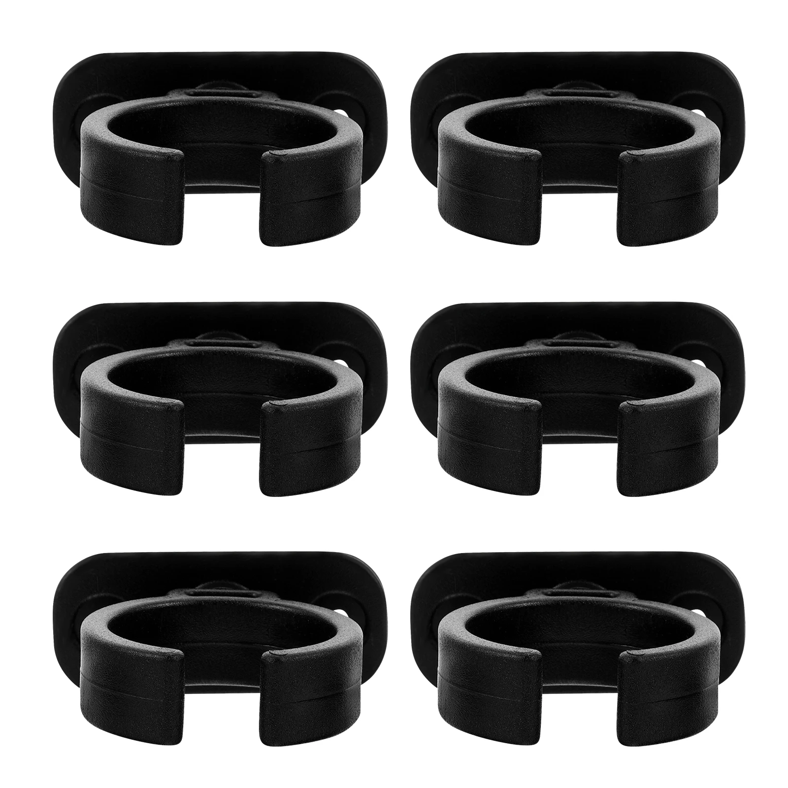 

6 Pcs Microphone Base Desk Mount Stand Holder Desktop Stands Clip Clamp Mounting Bracket for
