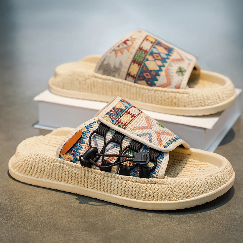 

Men's Summer Fashion Sandals Outdoor Anti-slip Wear-resistant Soft-soled Sports Casual Large Size Beach Slippers