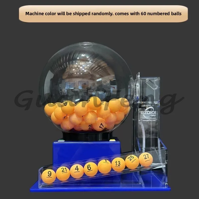 Portable Mini Two Color Lottery Machine Accessory Small Draw Game Tool for Fun And Entertainment