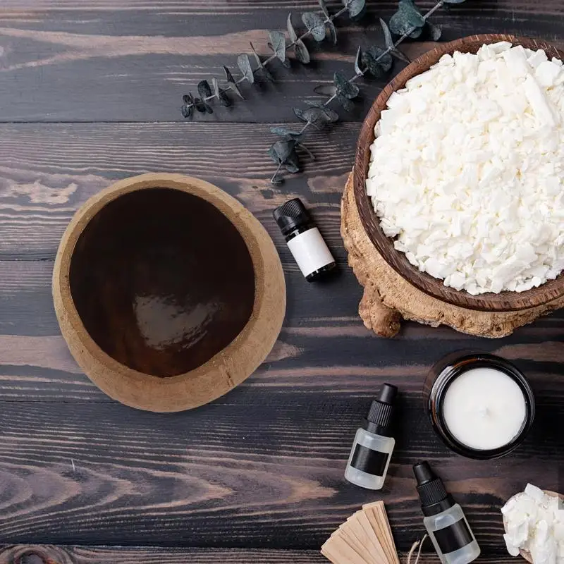 

Natural Coconut Bowl Wooden Handmade Coconut Bowls For Eating Tableware Fork Spoon For Dessert Fruit Salad Mixing Rice