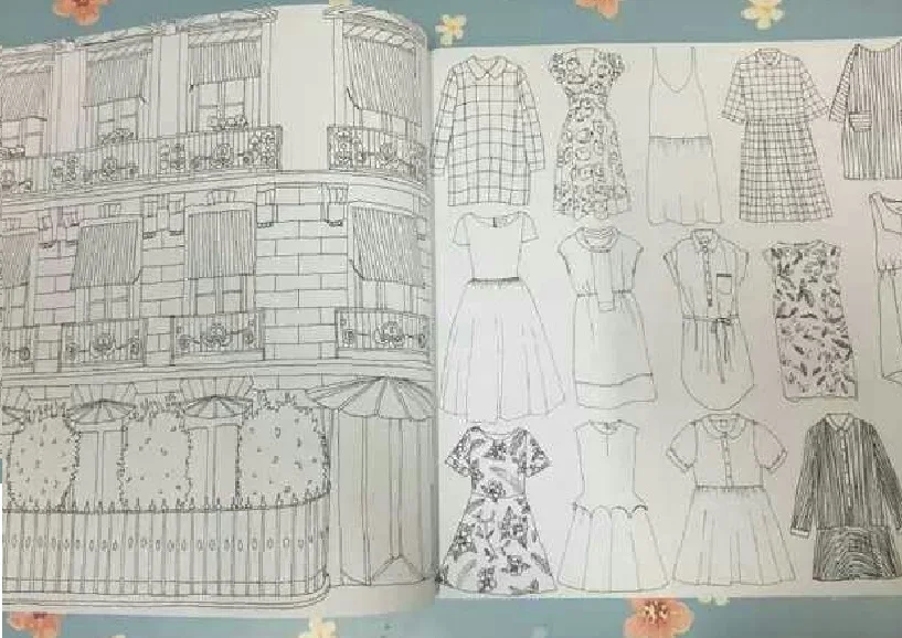 Ouder Kind Kids Adulte Japanse Foto Lijn Tekening Kleurboek Libros Willekeurige 1 Boek