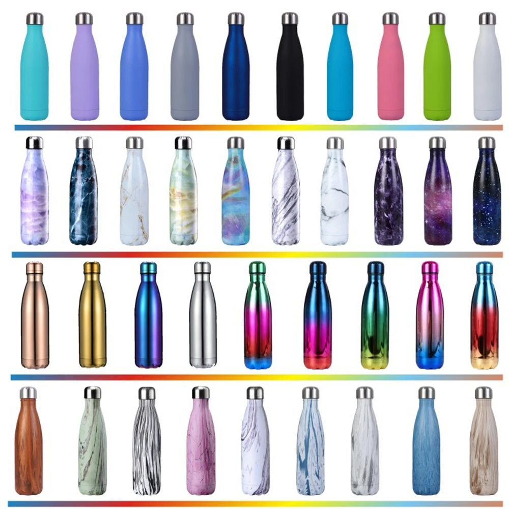 Personalized Bridesmaid Water Bottle 500ML Hot & Cold Thermos Custom Sports Stainless Steel Insulated Drink Tumbler Wedding Gift