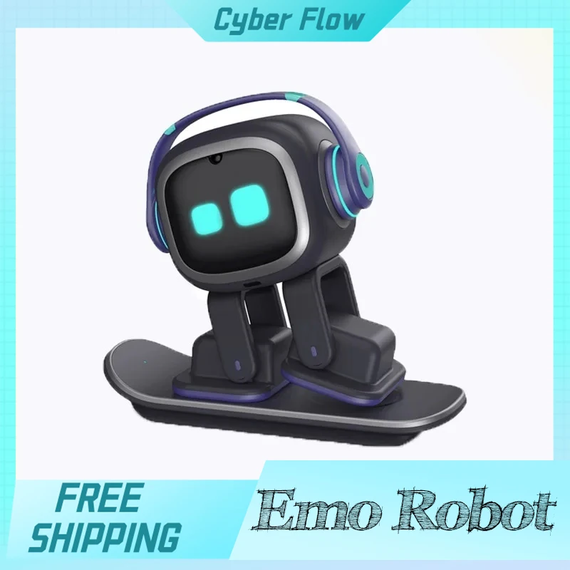 

Emo Robot Intelligent Ai Emotional Communication Interactive Dialogue Recognition Emopet Desktop Companion Toy Model Custom