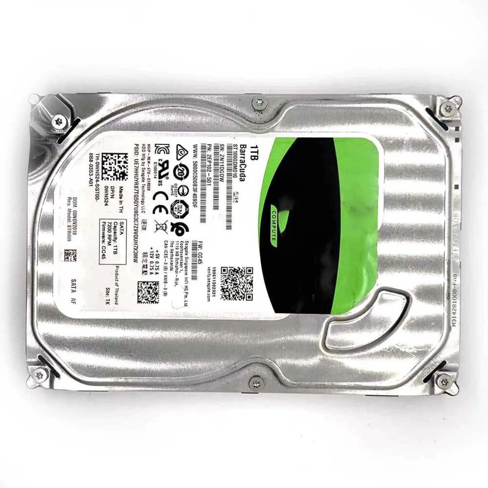 

Драйвер жесткого диска 1 ТБ подходит для Seagate Barracuda ST1000DM010 3,5 дюйма, внутренние детали настольного принтера