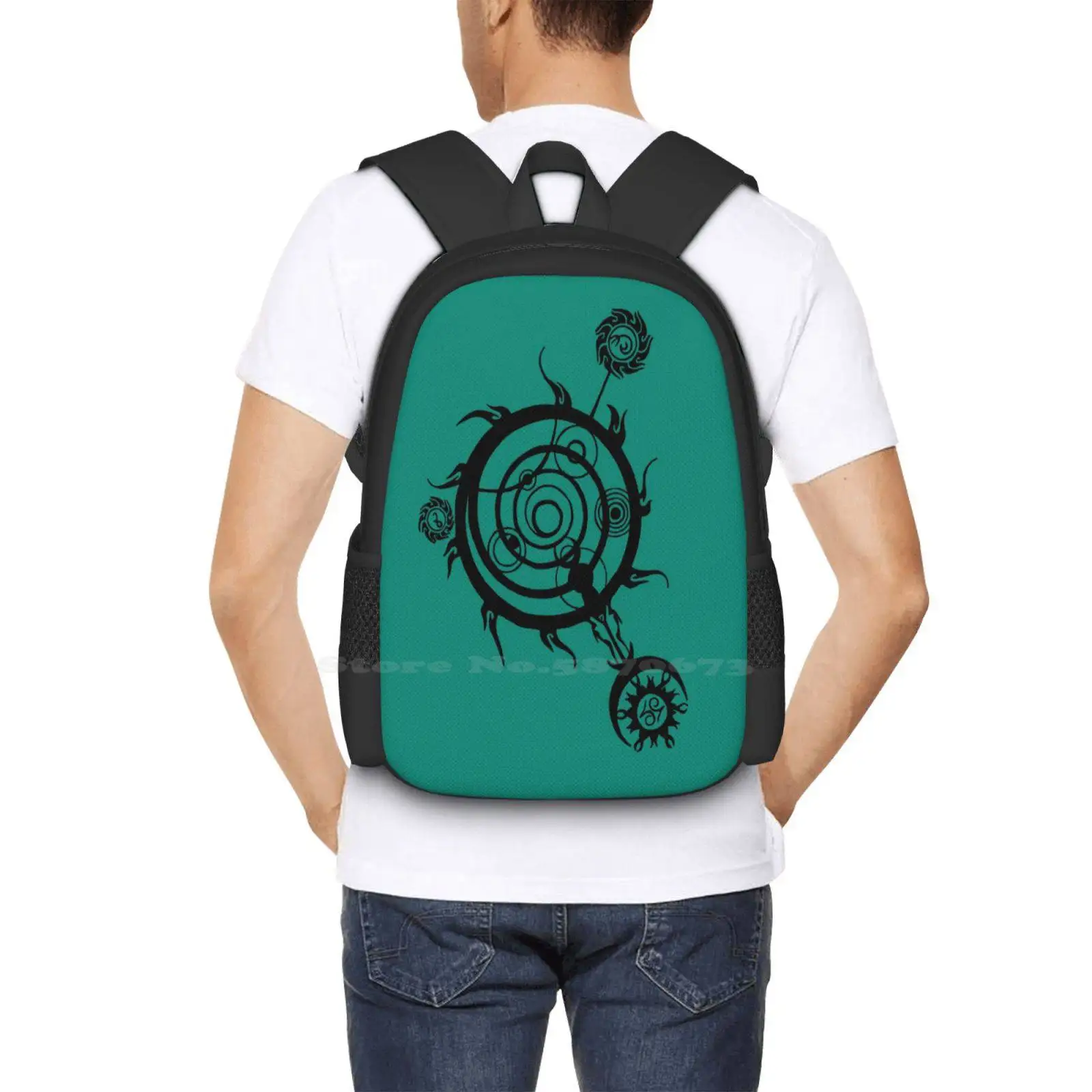 Oghma Infinium Hot Sale Schoolbag Backpack Fashion Bags Dragonborn Dovakiin Imperial Legion Tamriel Gaming Cyrodiil Games Tes4 image 6