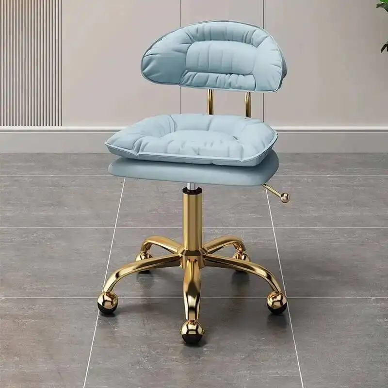 

Barber Master Lounge Treatment Backrest Chair Professional Salon Chair Stool with Wheels Barbershop 의자 Silla Salon Furniture AA