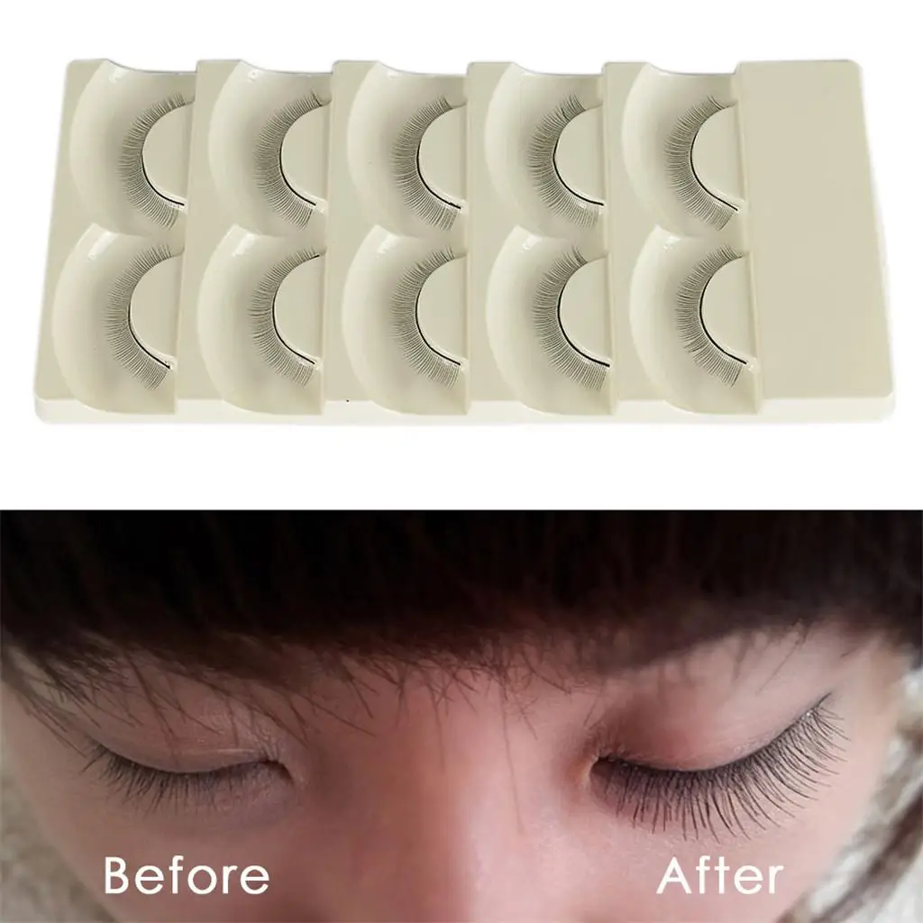 High Quality Synthetic Fiber Fake Eyelashes Extension Set for Eyelash Enhancement Practice and Starter Salon Training